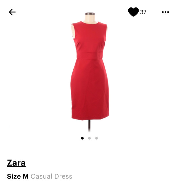 Vestido Zara