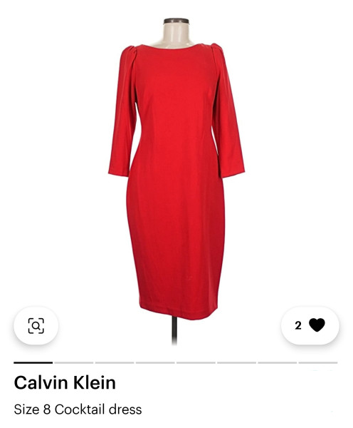 Vestido Calvin Klein